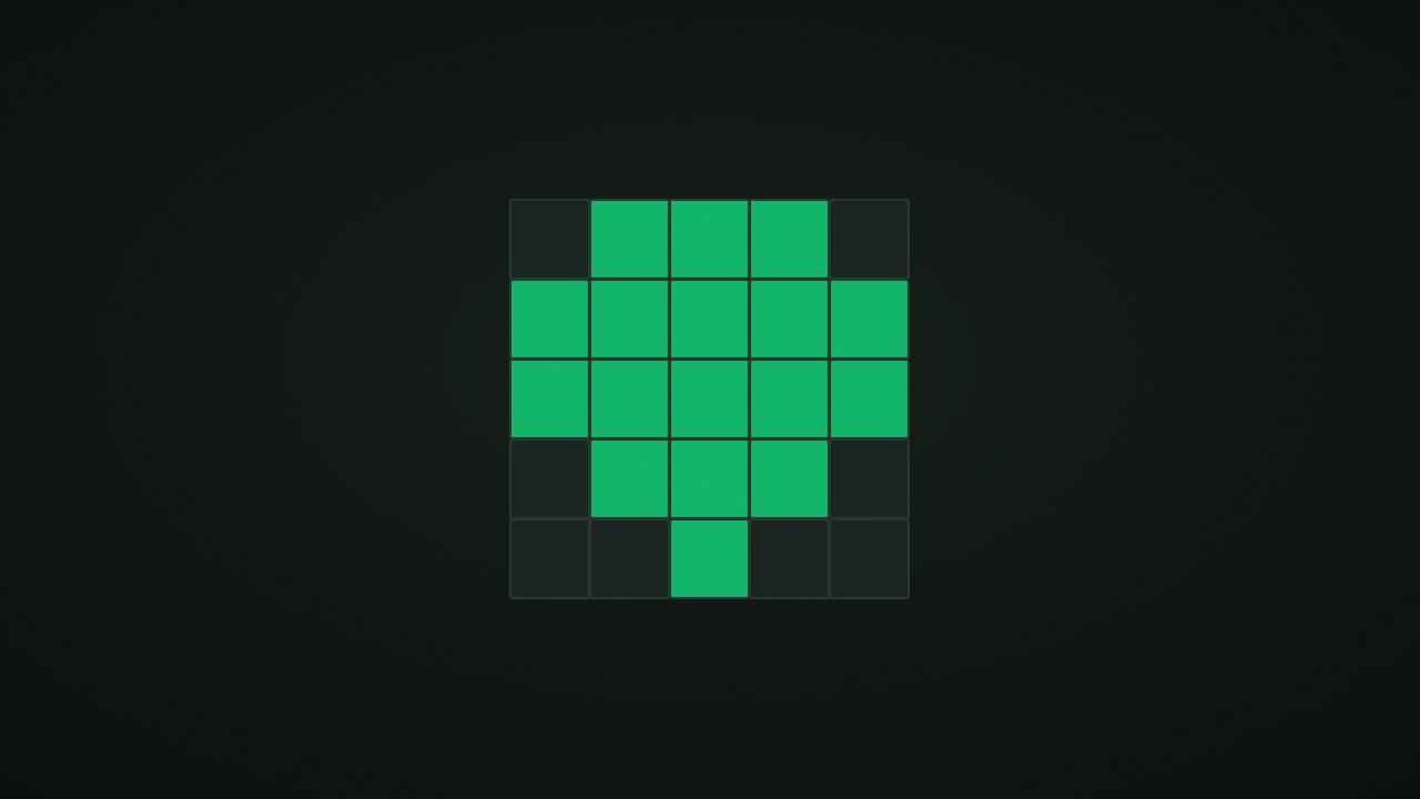 A nonogram grid with clues and partially revealed pixel art