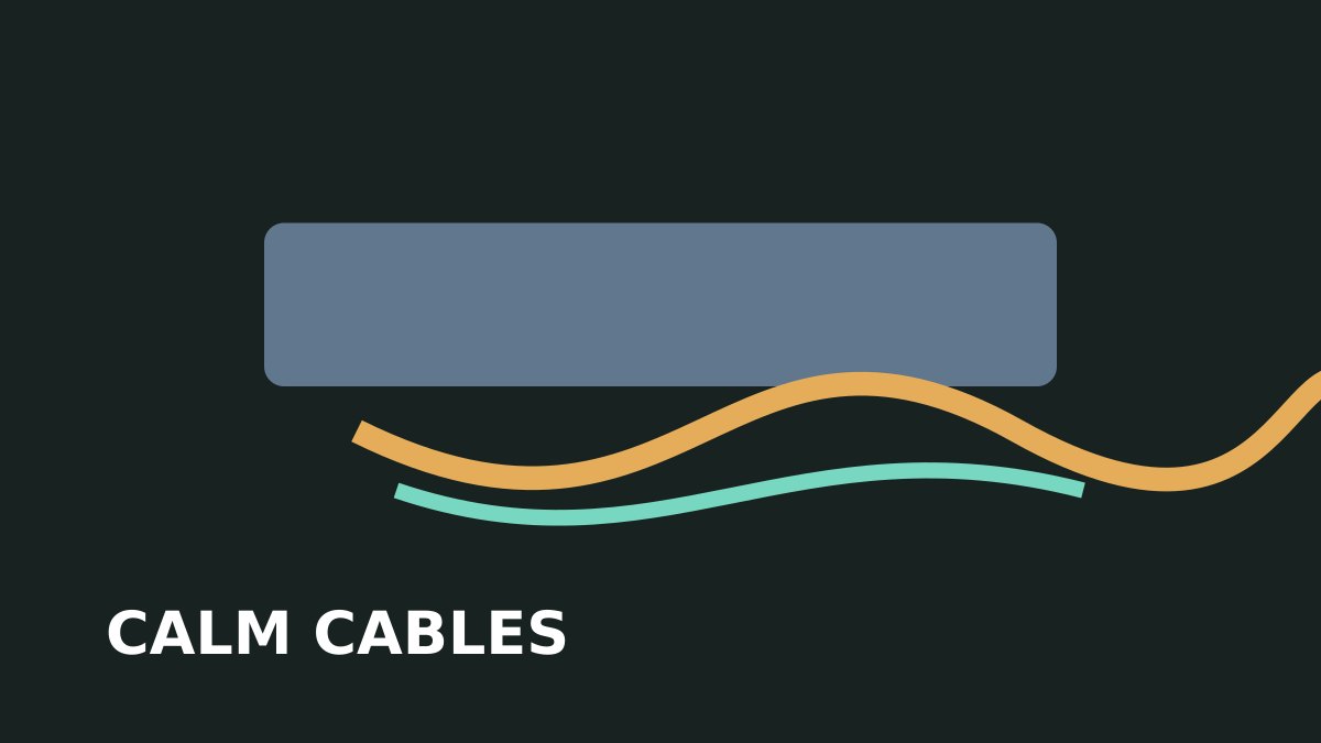 Desk and comfort topic: cables illustration of low-noise desk setup and comfort choices