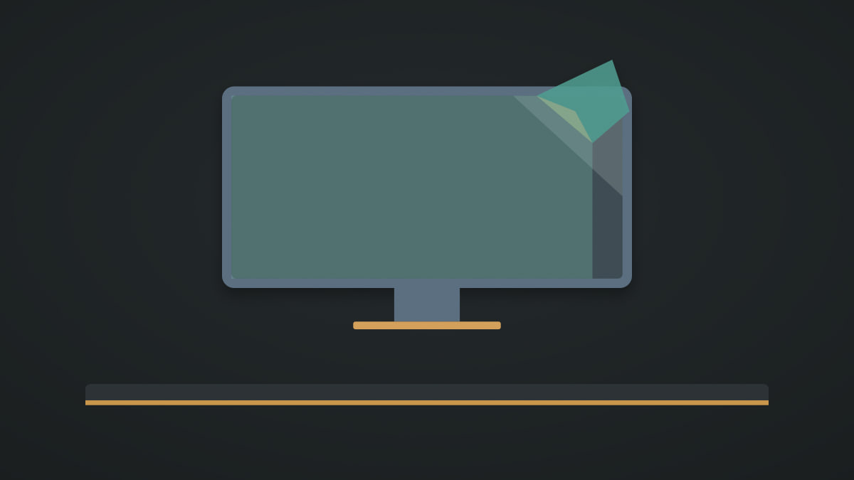 Screens and stands topic: screen-film illustration showing monitor zoom, orientation, and stand stability